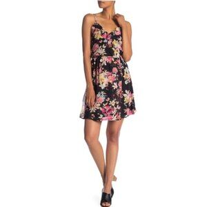 Sharagano‎ Wrap Floral Dress
